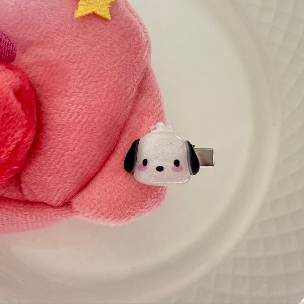 Handmade Sanrio Hair Clip Set (Pack of 5) - Adorable Character Designs!