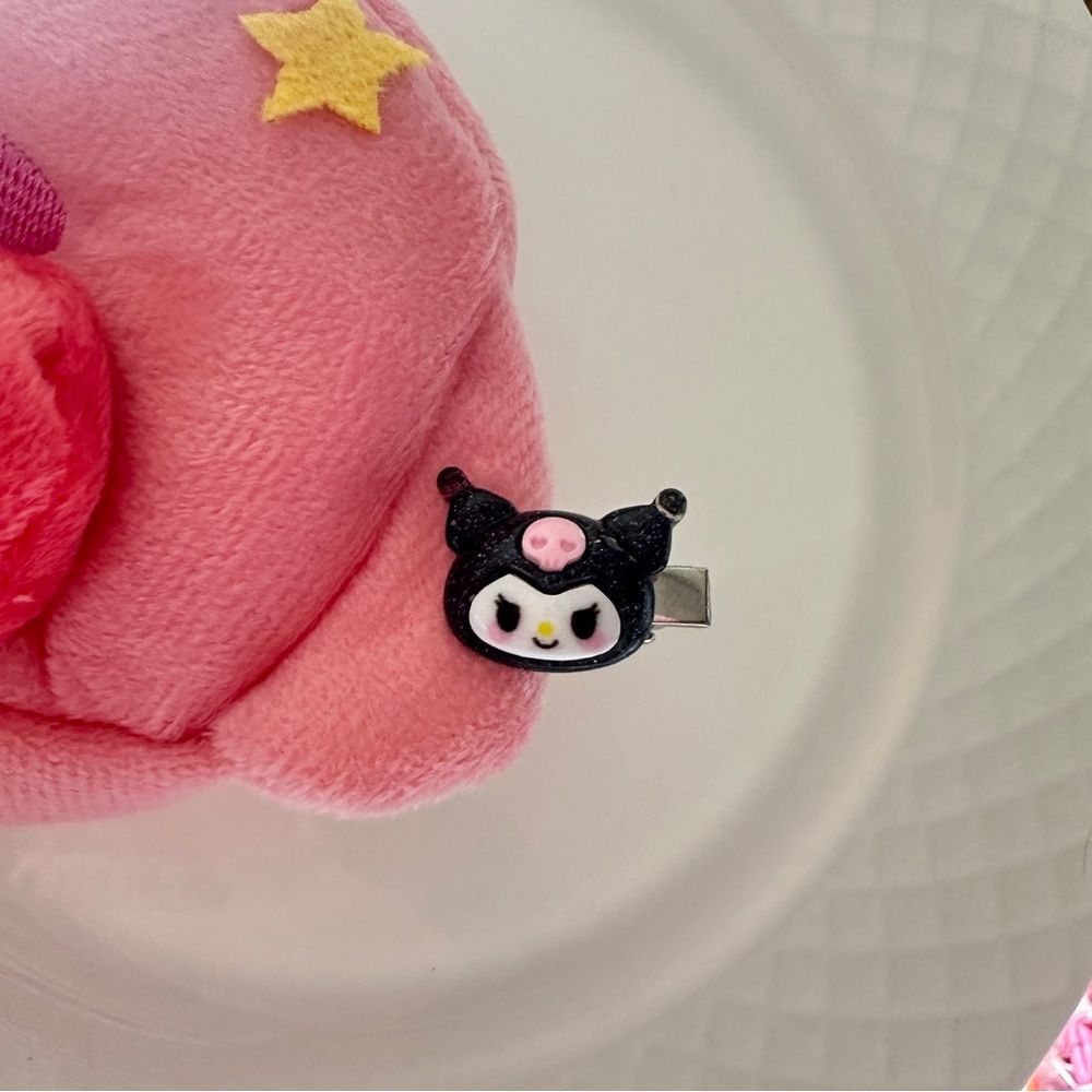 Handmade Sanrio Hair Clip Set (Pack of 5) - Adorable Character Designs!