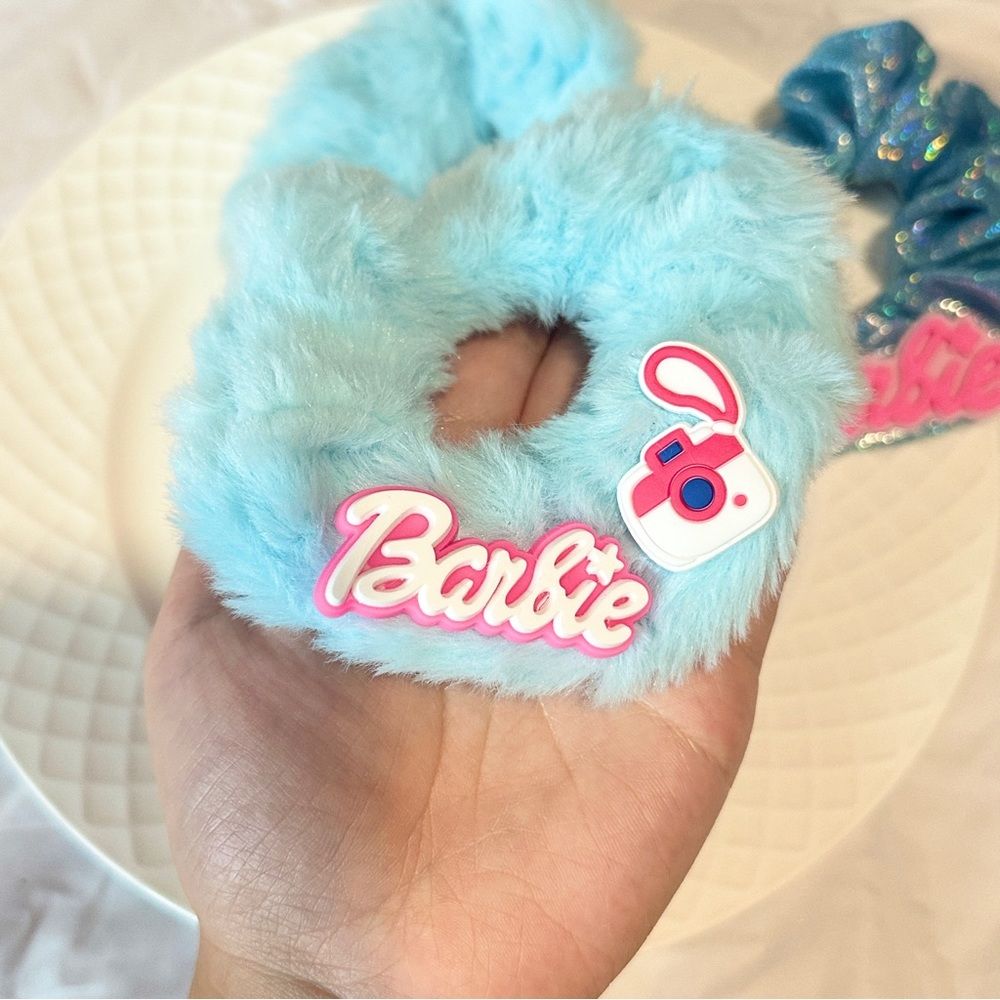 Handmade Barbie - themed Scrunchie Set (Pack of 3)