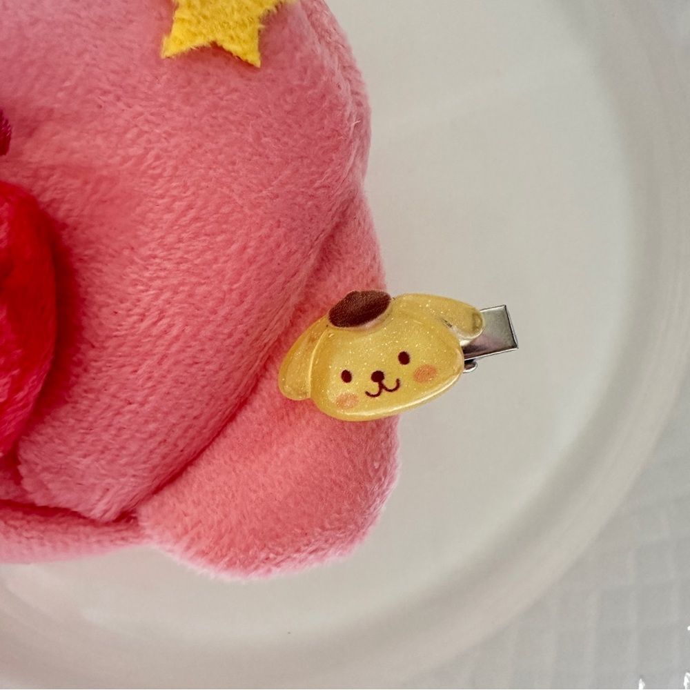 Handmade Sanrio Hair Clip Set (Pack of 5) - Adorable Character Designs!