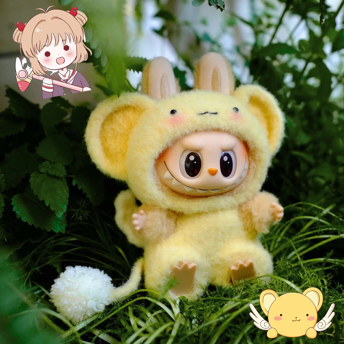 Cute Keroberos Cardcaptor Sakura Inspired Doll Outfit Labubu Cloth