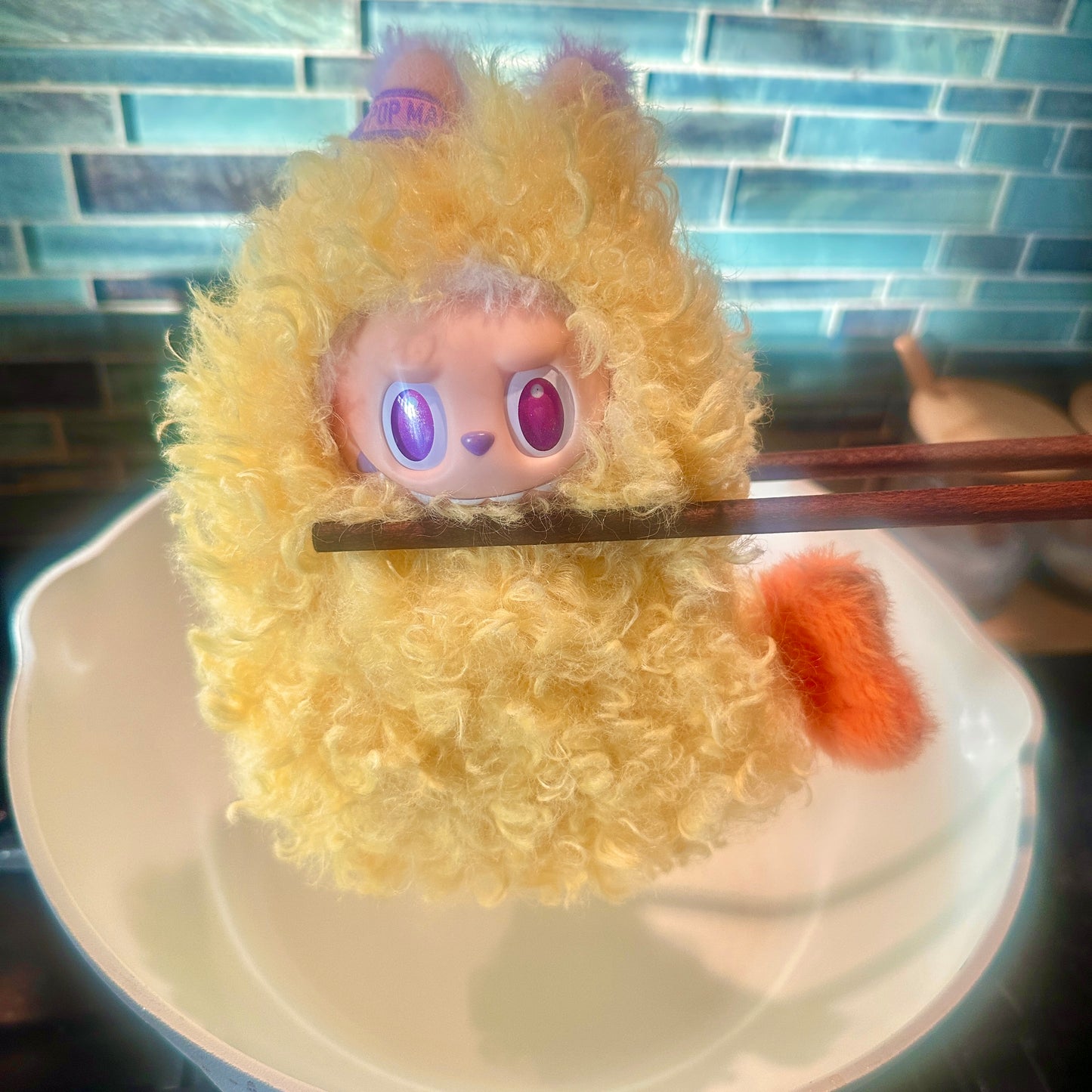 Labubu outfit cute tempura set fluffy and fun doll cloth