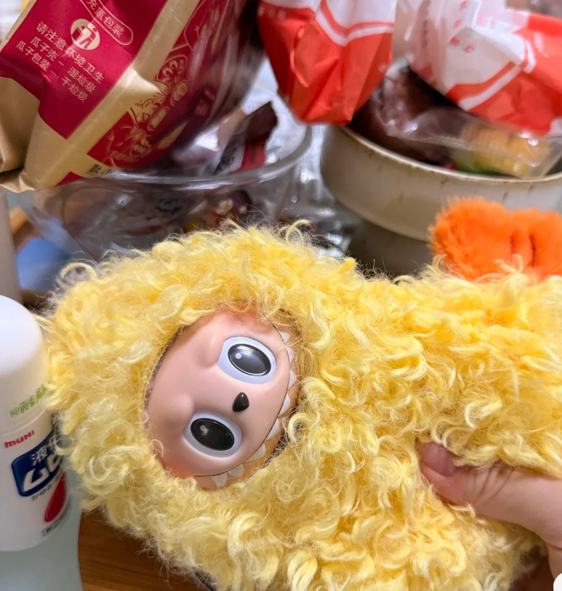 Labubu outfit cute tempura set fluffy and fun doll cloth