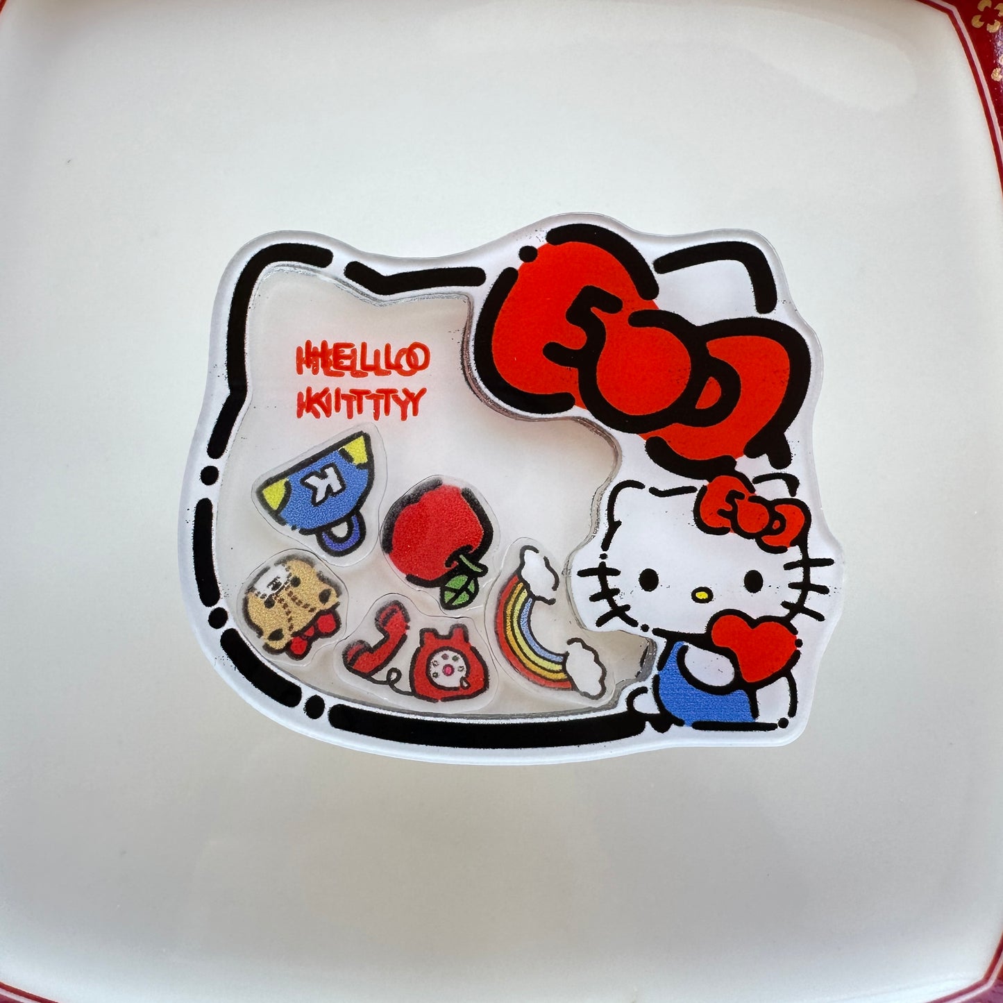Hello Kitty Phone Grips - Adhesive, Retractable & Portable Airbag Phone Holder