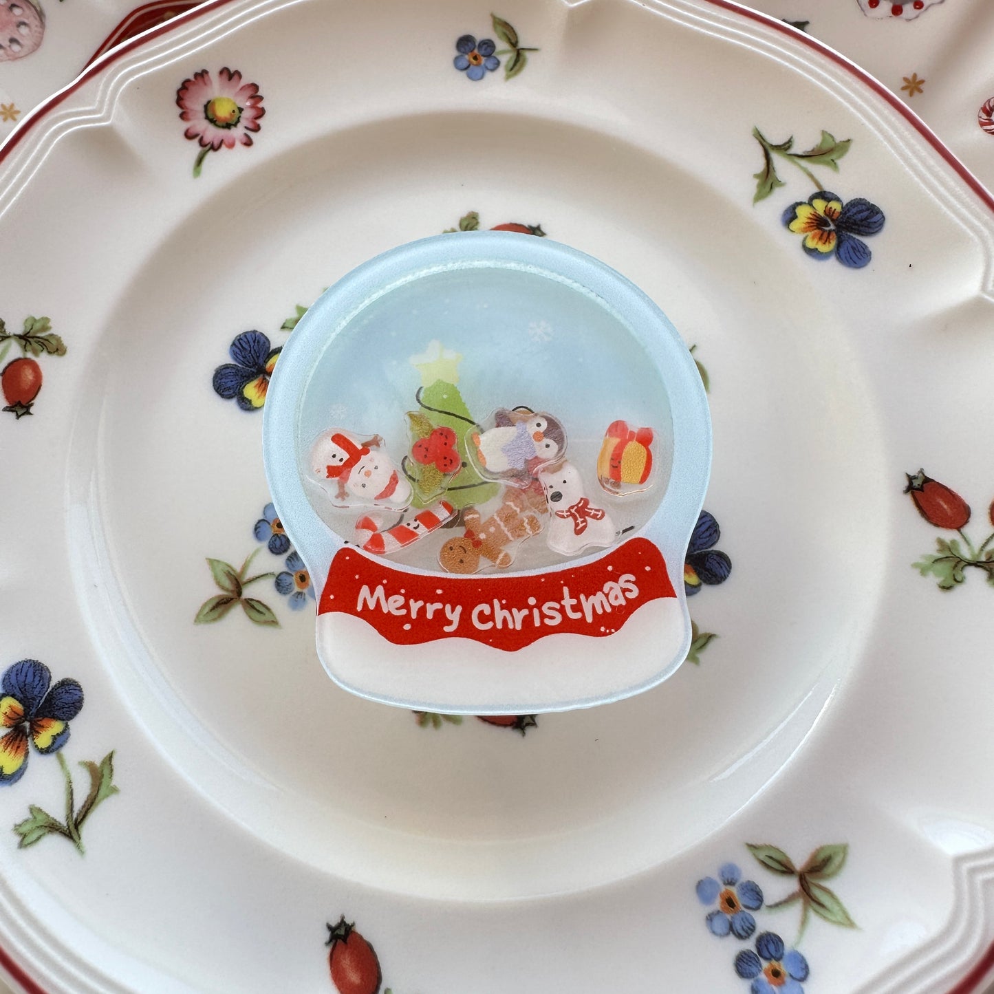 Christmas Phone Grip - Adhesive, Retractable & Portable Airbag Phone Holder