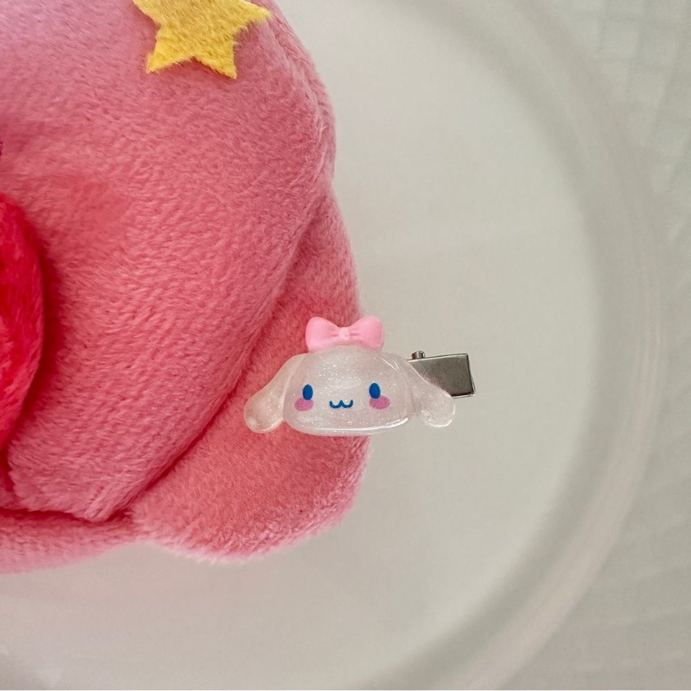 Handmade Sanrio Hair Clip Set (Pack of 5) - Adorable Character Designs!
