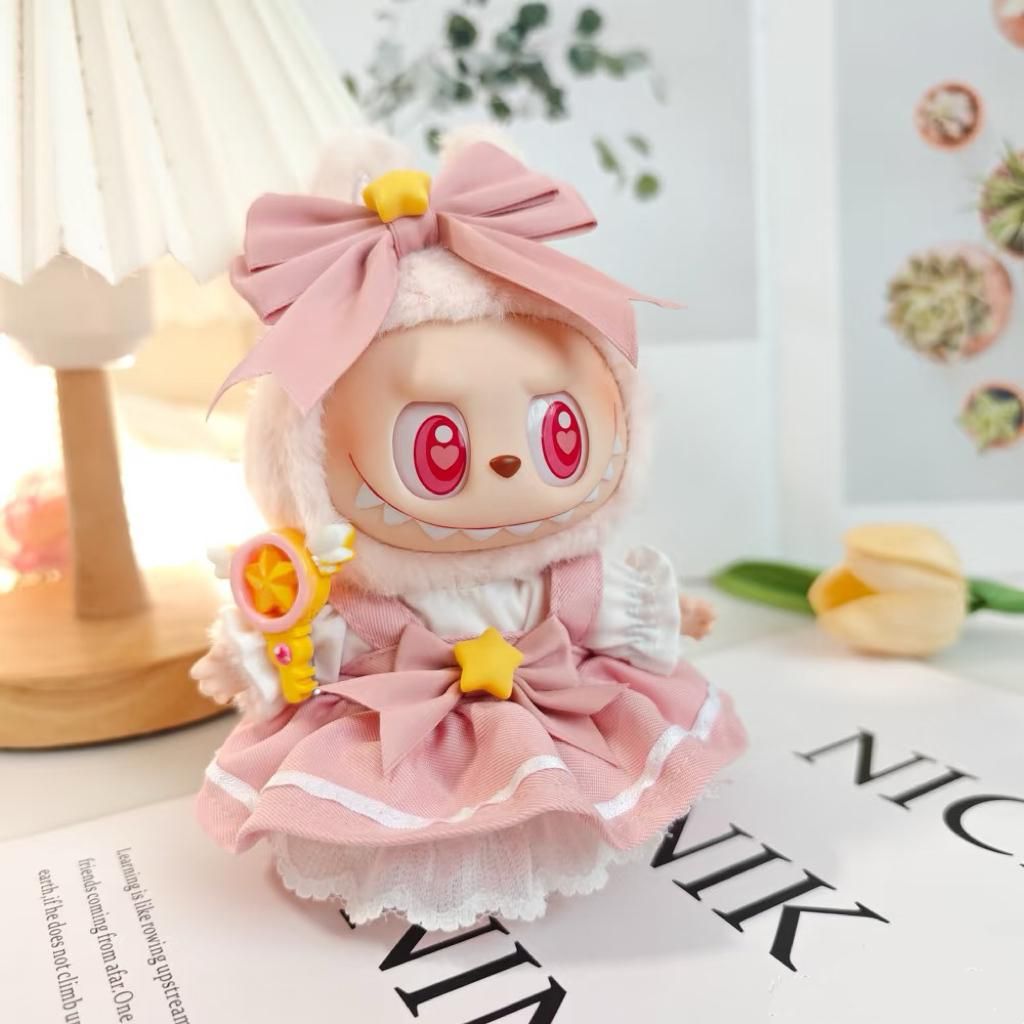 Cardcaptor Sakura - Inspired 4-Piece Set Outfit for Labubu & Similar Size Doll