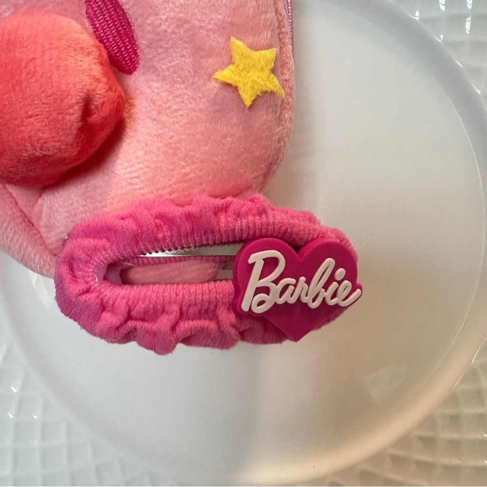 Handmade Barbie - themed Hair Clip Set (3 - piece)