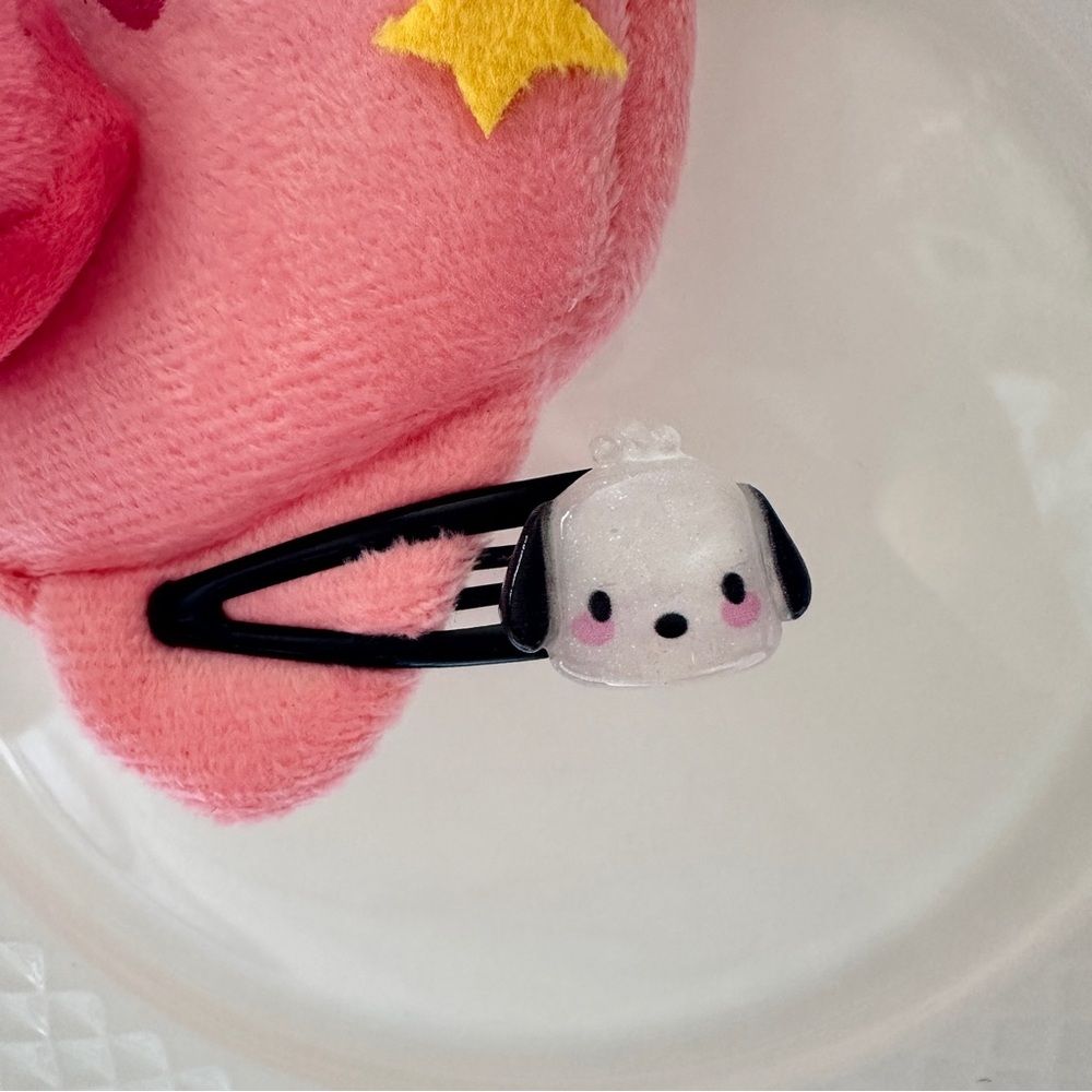 Handmade Sanrio Hair Clip Set (Pack of 5) - Adorable Character Designs!
