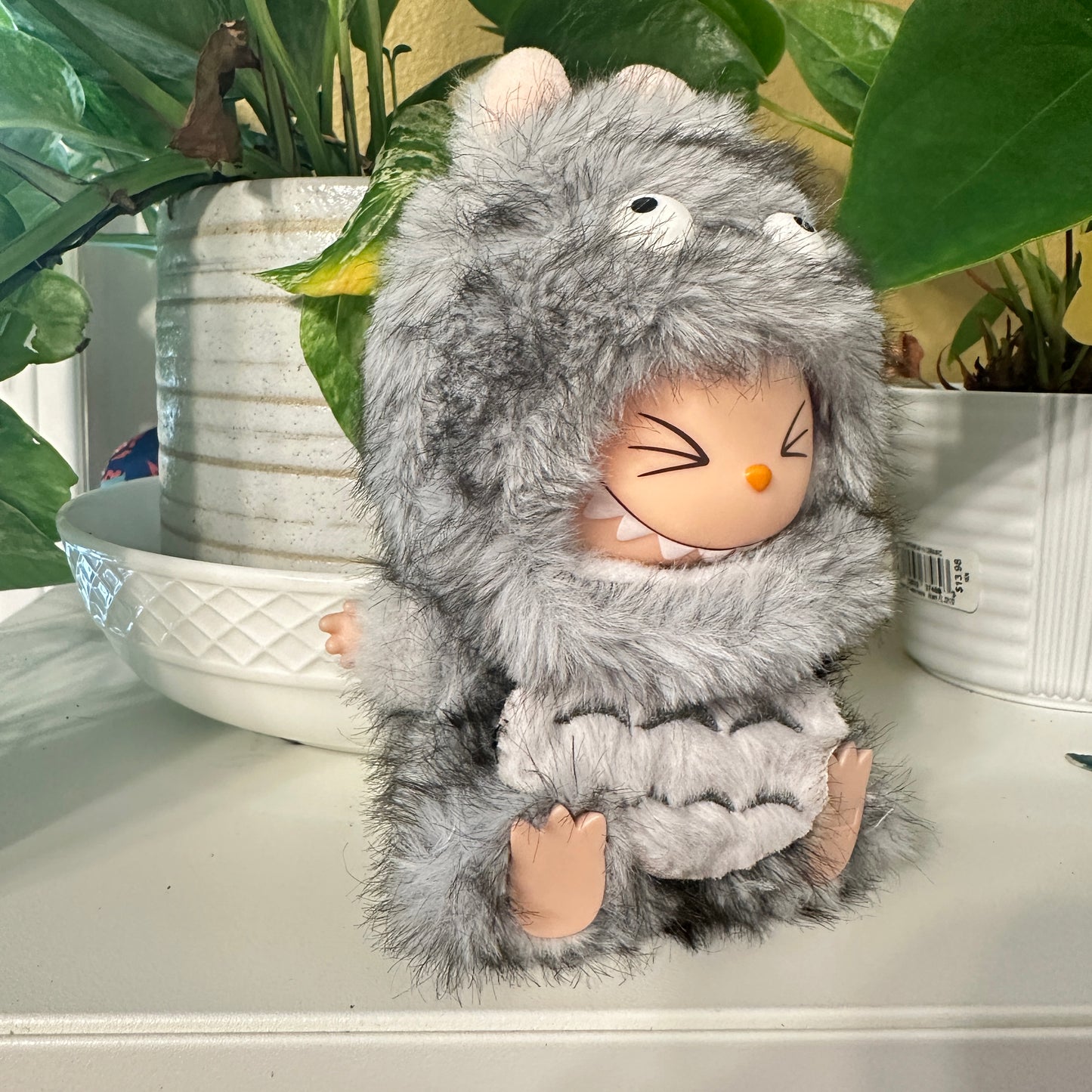 2-piece set Adorable Totoro - Inspired Plush Doll Outfit labubu cloth