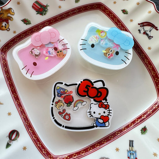 Hello Kitty Phone Grips - Adhesive, Retractable & Portable Airbag Phone Holder