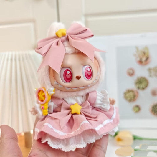 Cardcaptor Sakura - Inspired 4-Piece Set Outfit for Labubu & Similar Size Doll
