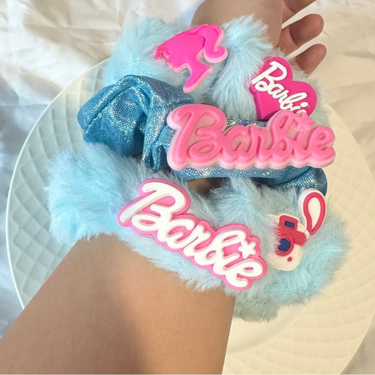 Handmade Barbie - themed Scrunchie Set (Pack of 3)